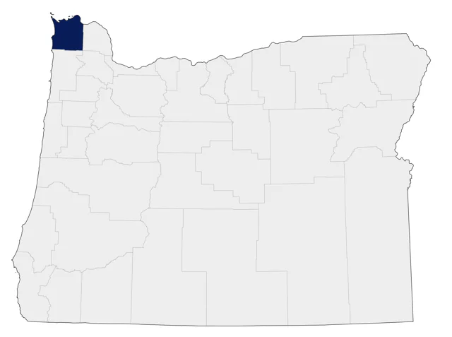 Vega Gull county map