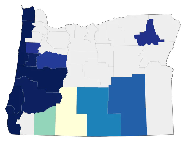 Wandering Tattler county map