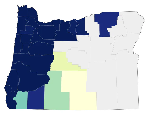 Western Gull county map