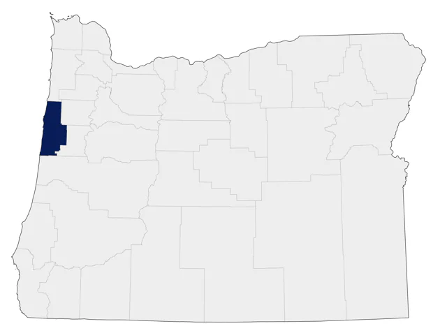 White-capped Albatross county map