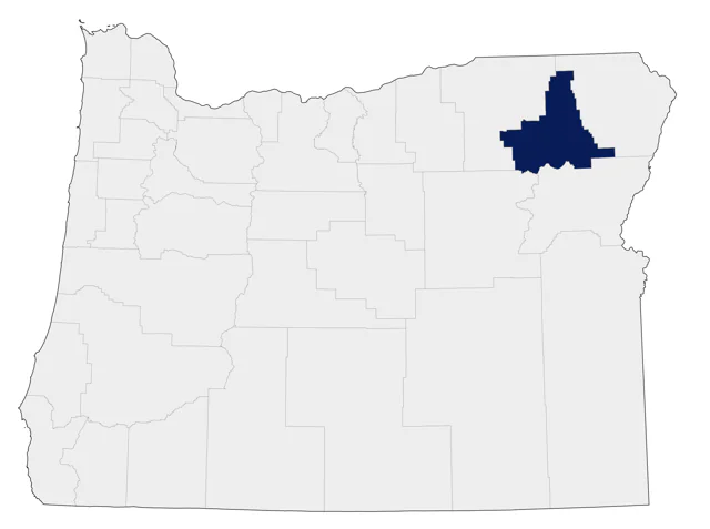 White-tailed Ptarmigan county map
