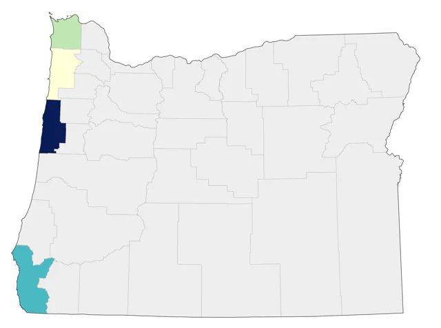 Wilson's Storm-Petrel county map