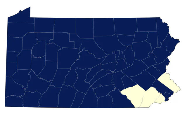 Black-capped Chickadee county map