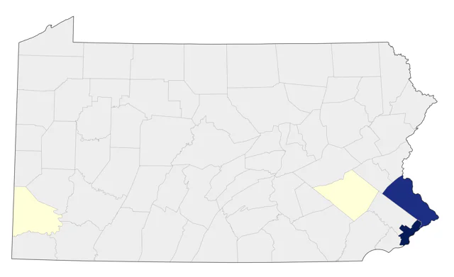 Crested Caracara county map