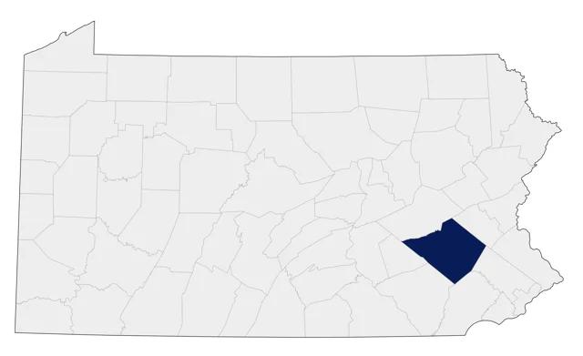 Emu county map