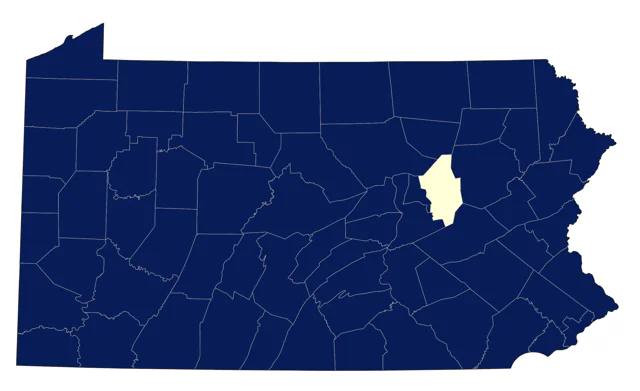 Horned Grebe county map