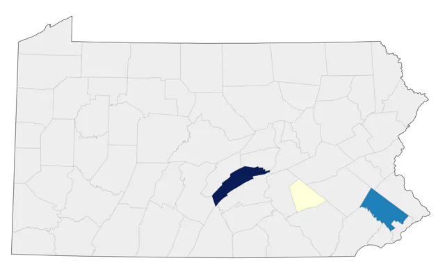 Long-eared Owl county map