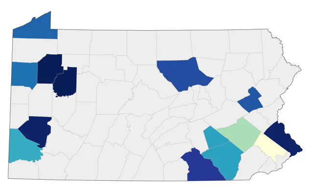 Pacific Loon county map