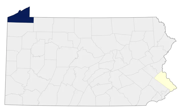 Purple Sandpiper county map