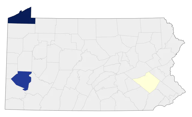Snowy Plover county map