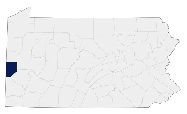 Spotted Rail county map