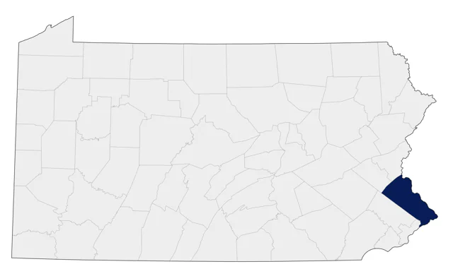 Vega Gull county map
