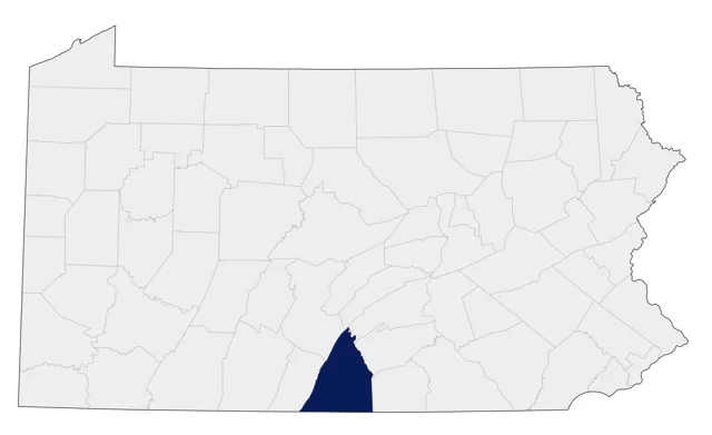 Venezuelan Troupial county map