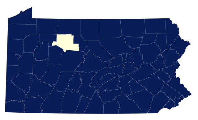 White-crowned Sparrow county map