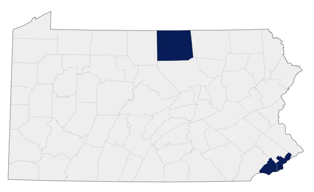 White-winged Tern county map
