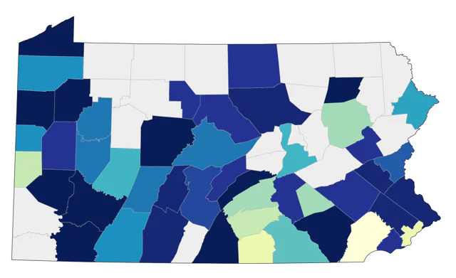 Willet county map