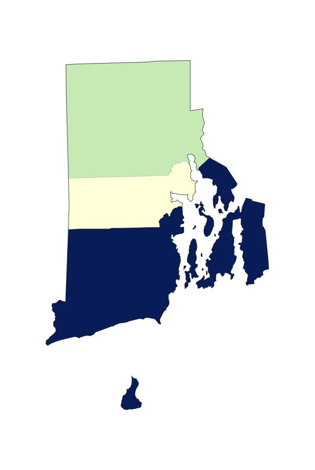 American Bittern county map