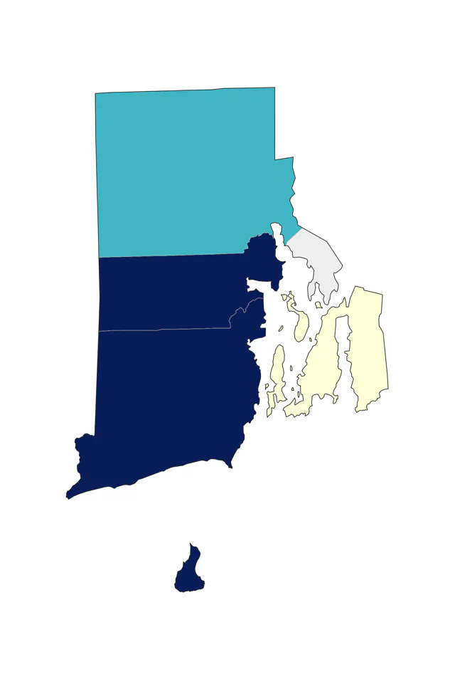 Cerulean Warbler county map