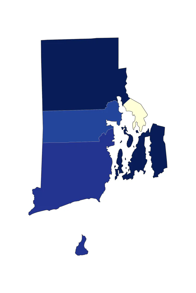 Northern Shrike county map