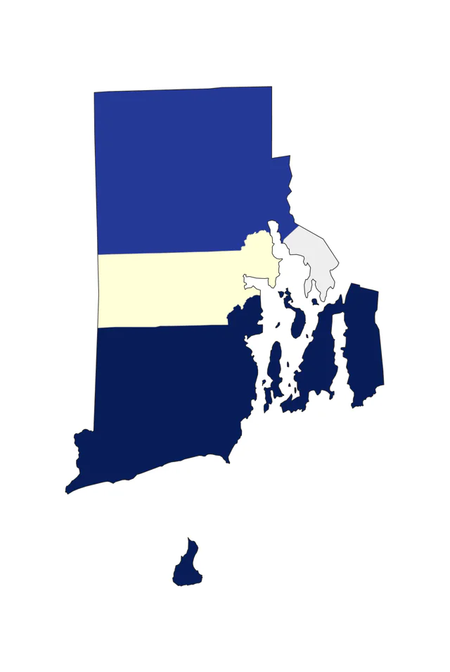 Prothonotary Warbler county map