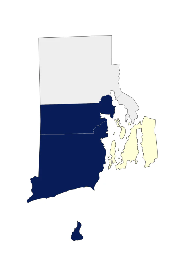 Red Knot county map