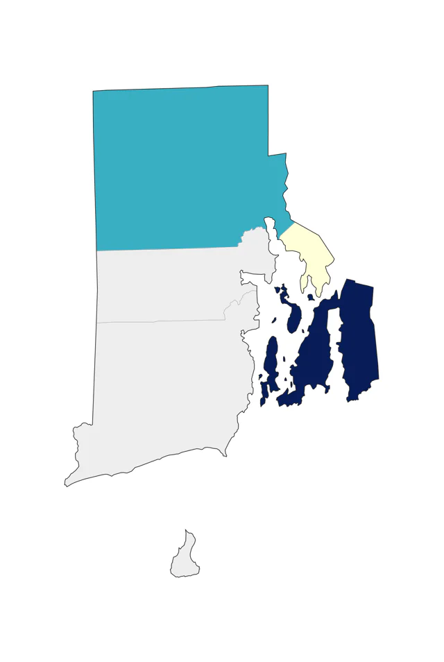 Townsend's Solitaire county map