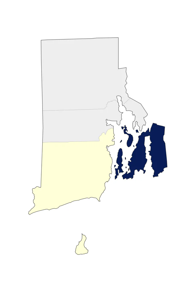 Western Grebe county map