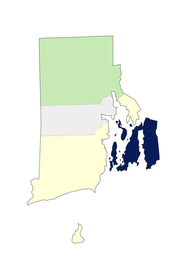 Western Tanager county map