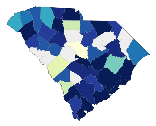 American Barn Owl county map