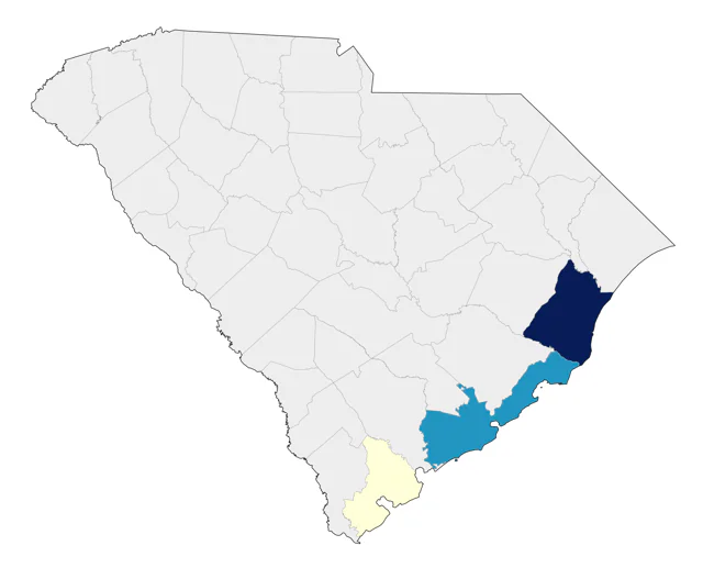 Band-rumped Storm-Petrel county map