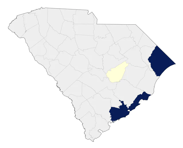 Bell's Vireo county map