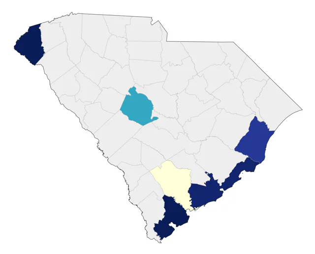 Black-chinned Hummingbird county map