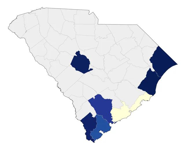 Black-headed Gull county map