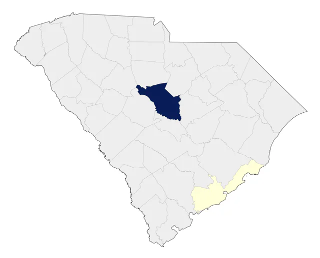 Black-throated Gray Warbler county map