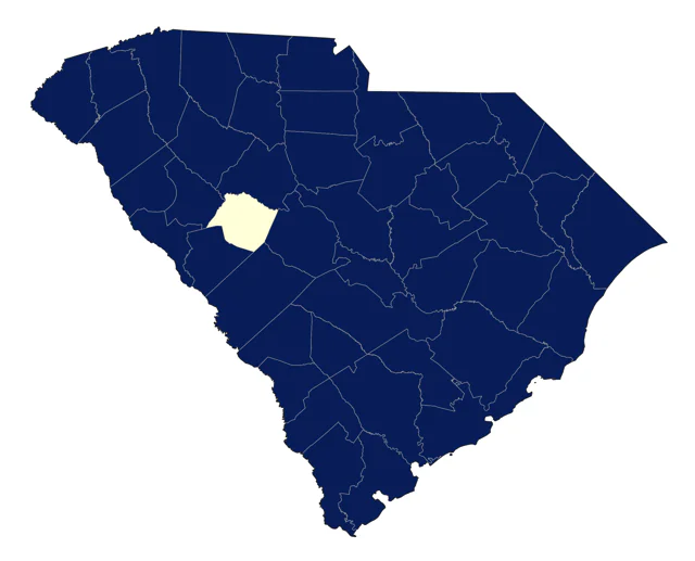 Blue-headed Vireo county map