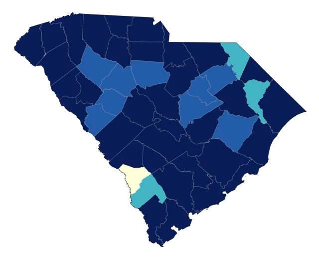 Broad-winged Hawk county map