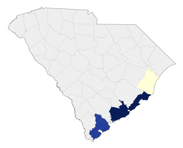 Burrowing Owl county map
