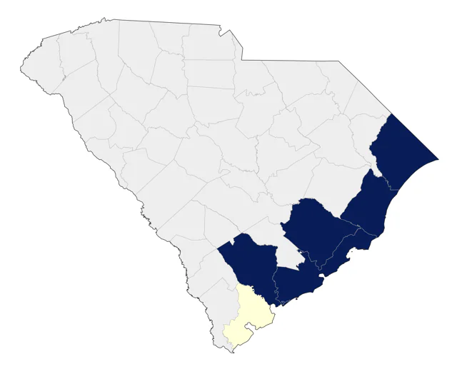 Common Eider county map