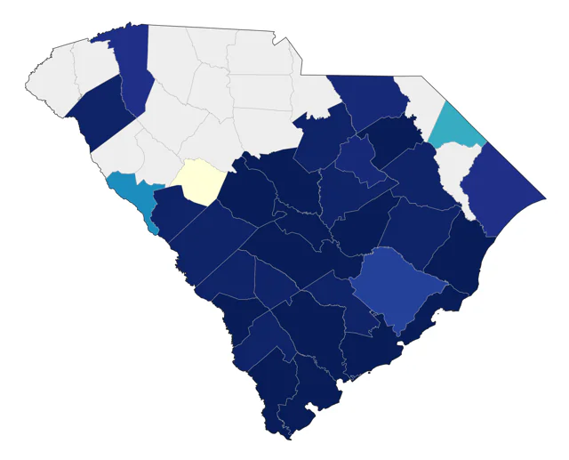 Common Ground Dove county map