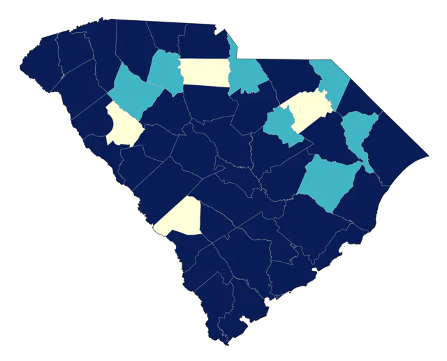 Eastern Screech-Owl county map
