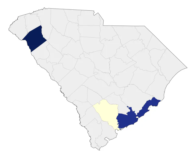 Fork-tailed Flycatcher county map