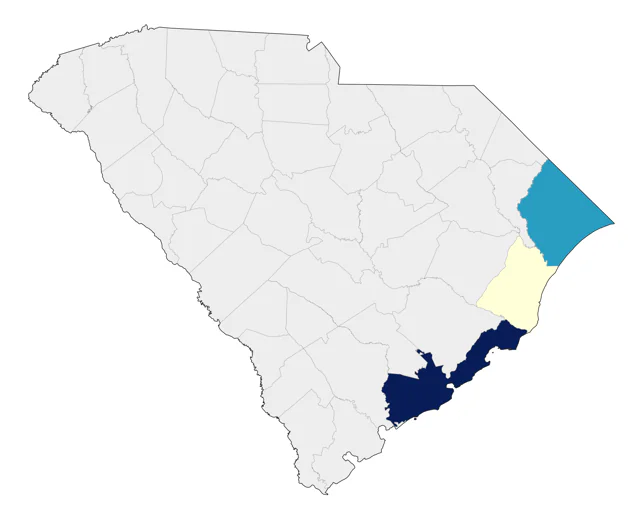 Lark Bunting county map