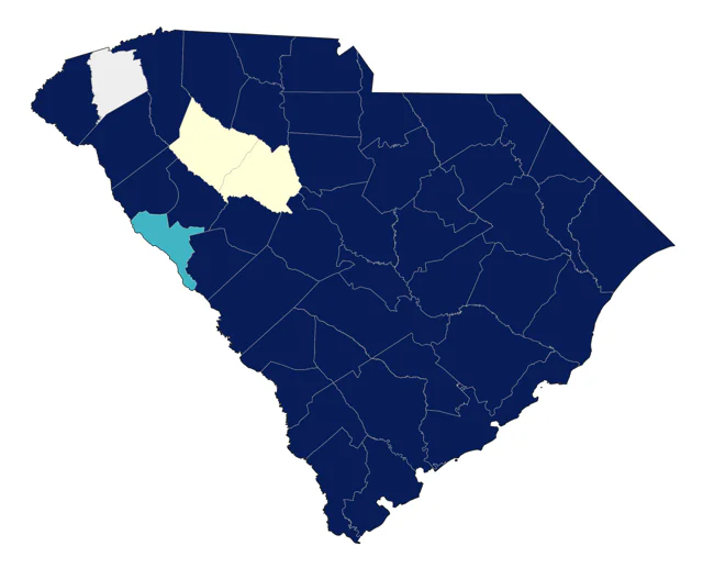 Loggerhead Shrike county map