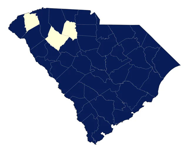 Mississippi Kite county map