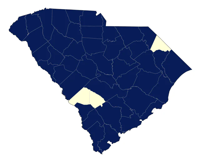 Northern House Wren county map