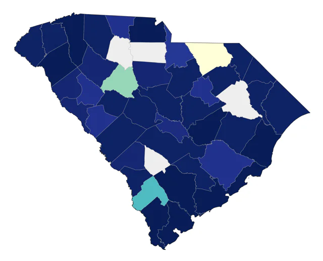 Pectoral Sandpiper county map