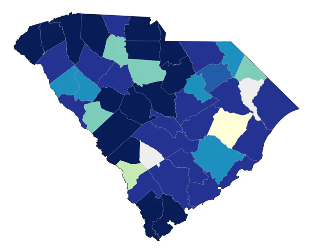 Red-breasted Nuthatch county map