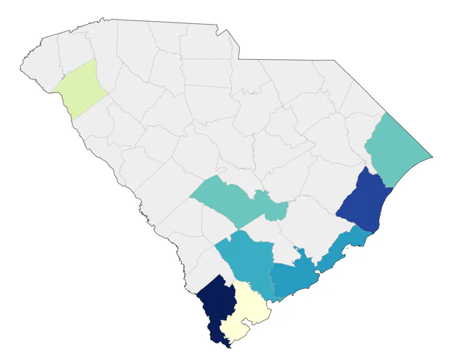 Ruff county map