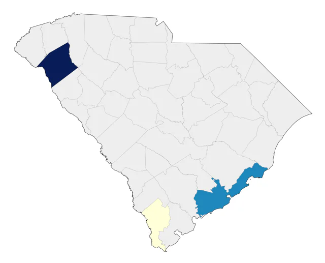 Sabine's Gull county map