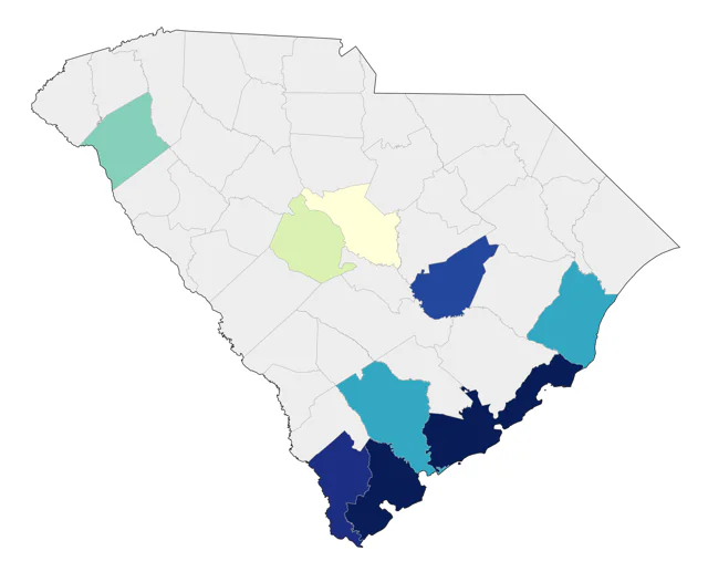 Short-eared Owl county map